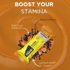 NAAK Energy Bar - Caramel Macchiato (Caffeinated) 7 NAAK Energy Bar - Caramel Macchiato (Caffeinated)