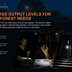 FENIX PD36R Rechargeable Flashlight + E01 V2.0 Combo - 1,600 Lumens