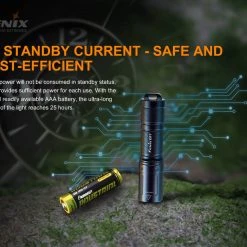 FENIX PD36R Rechargeable Flashlight + E01 V2.0 Combo - 1,600 Lumens
