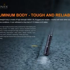 FENIX PD36R Rechargeable Flashlight + E01 V2.0 Combo - 1,600 Lumens