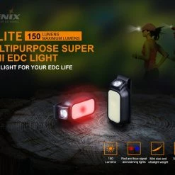 FENIX E-lite Rechargeable Mini Flashlight With Clip