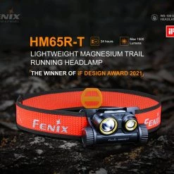 FENIX HM65R-T Rechargeable Headlamp With SPORT Headband Fit System 31 FENIX HM65R-T Rechargeable Headlamp With SPORT Headband Fit System