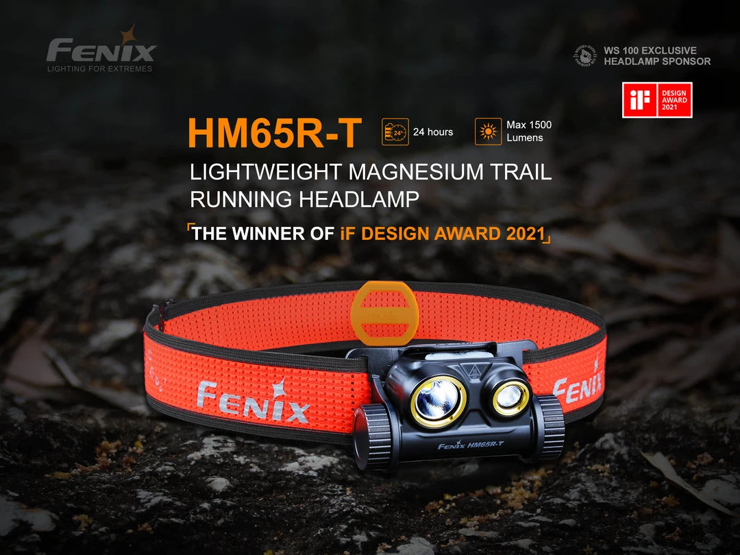 FENIX HM65R-T Rechargeable Headlamp With SPORT Headband Fit System 7 FENIX HM65R-T Rechargeable Headlamp With SPORT Headband Fit System