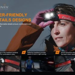 FENIX HM65R-T Rechargeable Headlamp With SPORT Headband Fit System 40 FENIX HM65R-T Rechargeable Headlamp With SPORT Headband Fit System
