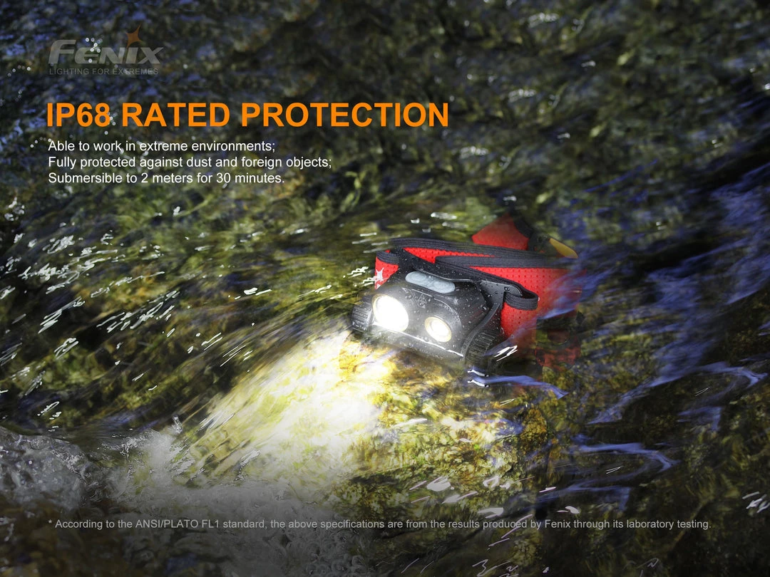 FENIX HM65R-T Rechargeable Headlamp With SPORT Headband Fit System 17 FENIX HM65R-T Rechargeable Headlamp With SPORT Headband Fit System