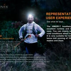FENIX HM65R-T Rechargeable Headlamp With SPORT Headband Fit System 44 FENIX HM65R-T Rechargeable Headlamp With SPORT Headband Fit System