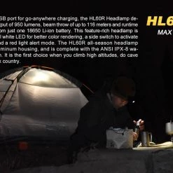 FENIX HL60R USB Rechargeable Headlamp 25 FENIX HL60R USB Rechargeable Headlamp