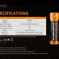 FENIX ARB-L21-5000U USB Rechargeable Battery 13 FENIX ARB-L21-5000U USB Rechargeable Battery