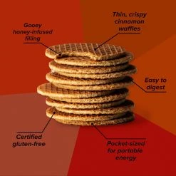 HONEY STINGER Gluten-Free Waffles - Cinnamon (4pk)