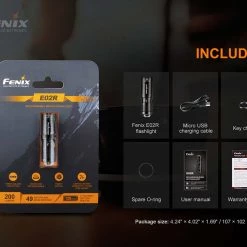 FENIX E02R Rechargeable EDC Flashlight