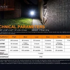 FENIX E03R Keychain Flashlight