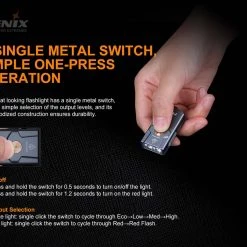 FENIX E03R Keychain Flashlight