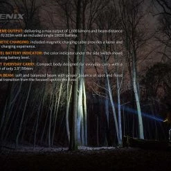 FENIX E30R Rechargeable Flashlight - 1,600 Lumens
