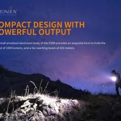 FENIX E30R Rechargeable Flashlight - 1,600 Lumens