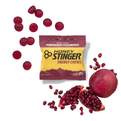 HONEY STINGER Energy Chews - Pomegranate (4pk)