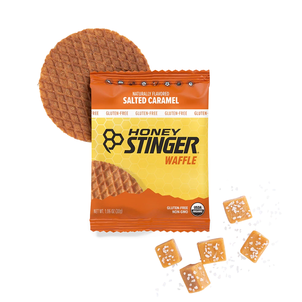 HONEY STINGER Gluten-Free Waffles - Salted Caramel (4pk) 1 HONEY STINGER Gluten-Free Waffles - Salted Caramel (4pk)