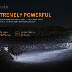 FENIX LD30 Rechargeable Flashlight - 1,600 Lumens