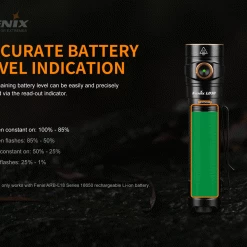 FENIX LD30 Rechargeable Flashlight - 1,600 Lumens