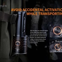 FENIX LR35R Rechargeable Flashlight - 10,000 Lumens