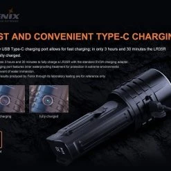 FENIX LR35R Rechargeable Flashlight - 10,000 Lumens