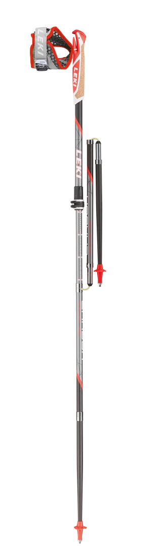 Discontinued LEKI Micro Trail Vario - Folding Trekking Poles - Black/Red (100-120cm) 1 Discontinued LEKI Micro Trail Vario - Folding Trekking Poles - Black/Red (100-120cm)
