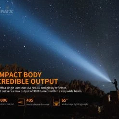 FENIX PD40R V2.0 Rechargeable Flashlight - 3,000 Lumens