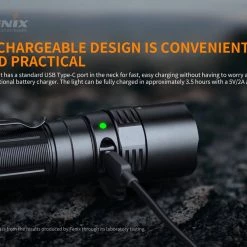 FENIX PD40R V2.0 Rechargeable Flashlight - 3,000 Lumens