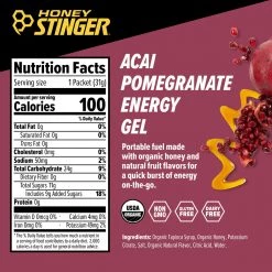 HONEY STINGER Energy Gel - Acai Pomegranate (4pk)