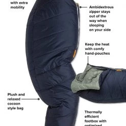 BIG AGNES Sidewinder Camp 35˚F/1˚C Sleeping Bag