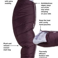 BIG AGNES Women's Sidewinder Camp 35˚F/1˚C Sleeping Bag