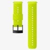 SUUNTO 24mm Athletic 3 Silicone Strap - Lime Black